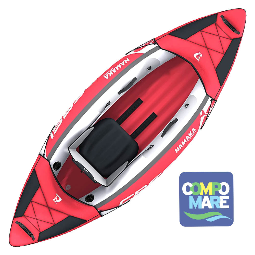 NAMAKA SINGLE SEAT IKAYAK SET RED 8'2''