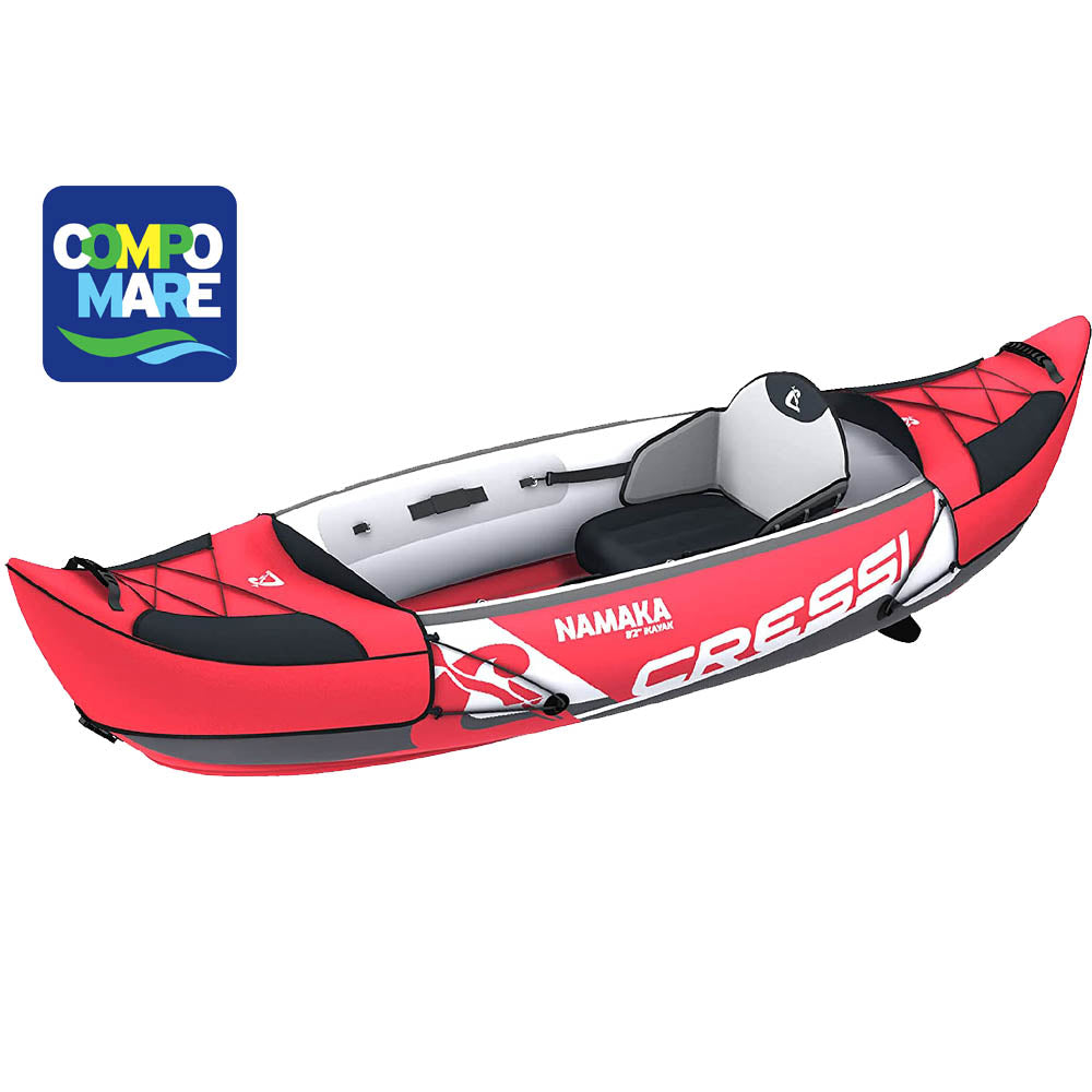 NAMAKA SINGLE SEAT IKAYAK SET RED 8'2''